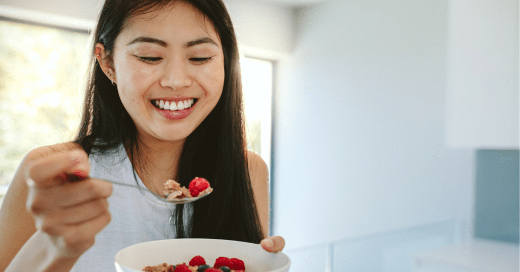Healthy eating lifestyle concept with whole foods
