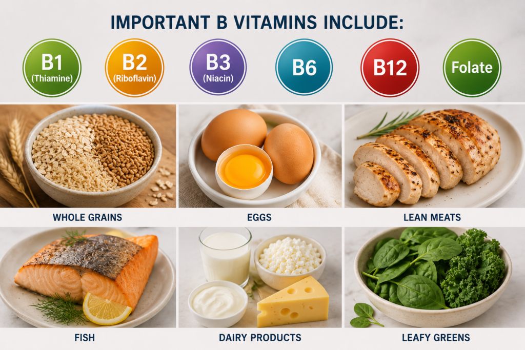 B Vitamins: Your Body's Energy Team B Vitamins: Your Body's Energy Team