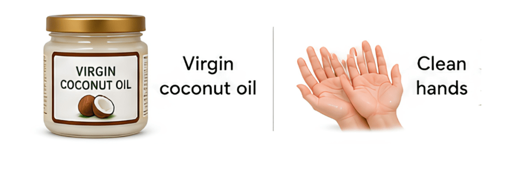 Coconut Oil and Clean Hands