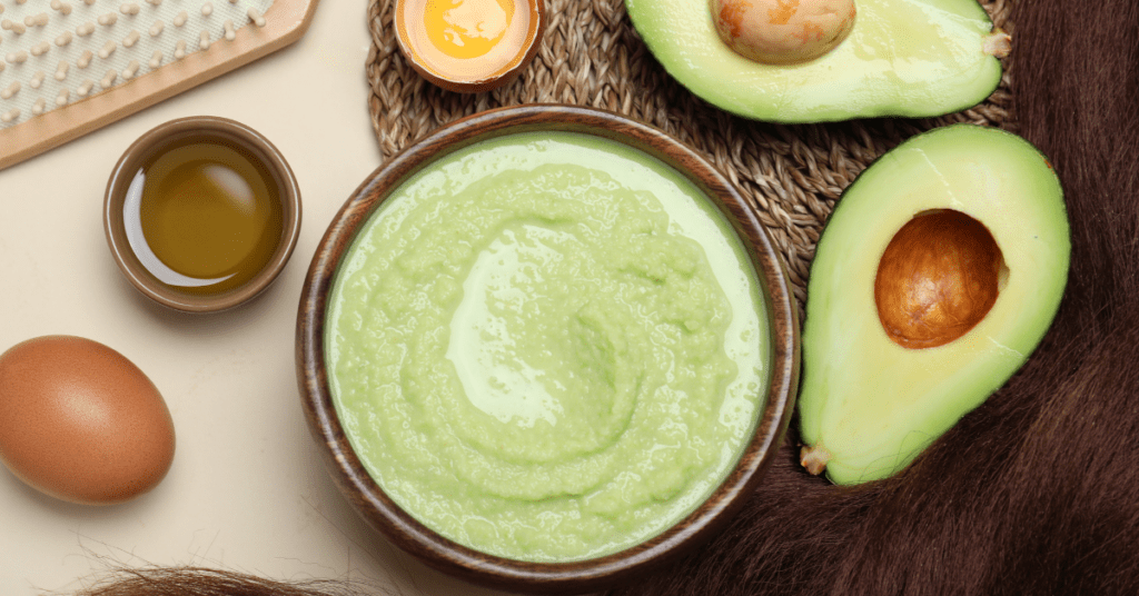 This homemade protein hair mask combines egg yolk, avocado, and olive oil to help strengthen weak, damaged hair and reduce breakage naturally. This homemade protein hair mask combines egg yolk, avocado, and olive oil to help strengthen weak, damaged hair and reduce breakage naturally.