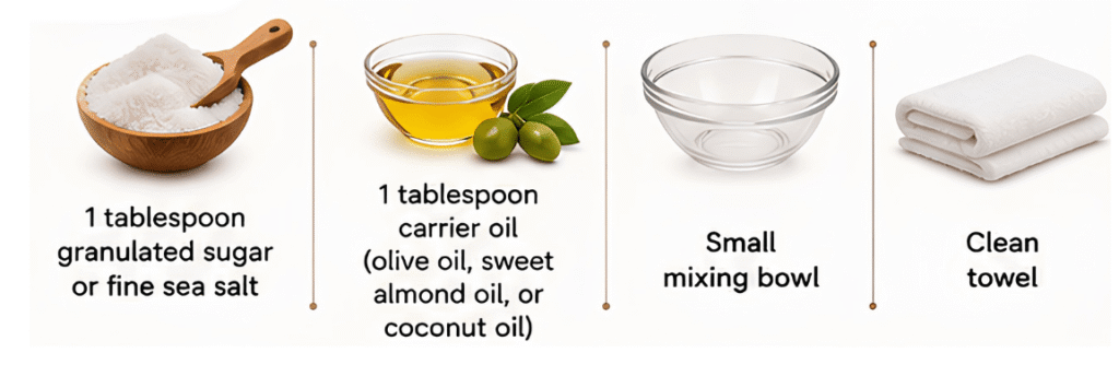 Sugar or Sea Salt Scrub 