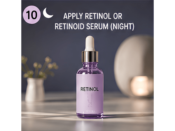 Step 10_ Use a Retinol or Retinoid Serum