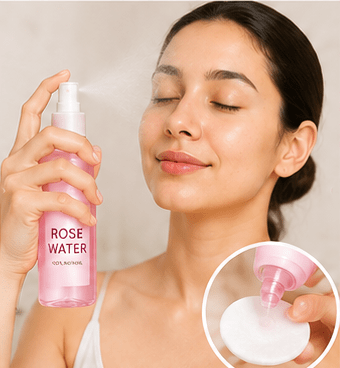 Step 2: Apply Rosewater 