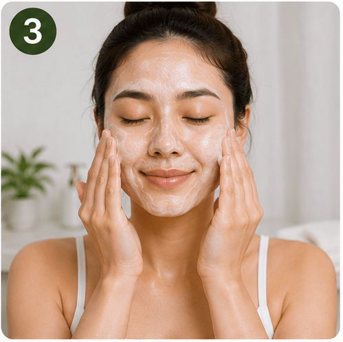 Step 3: Cleanse Your Face 