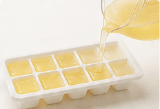 Step 4- Pour into the Ice Tray