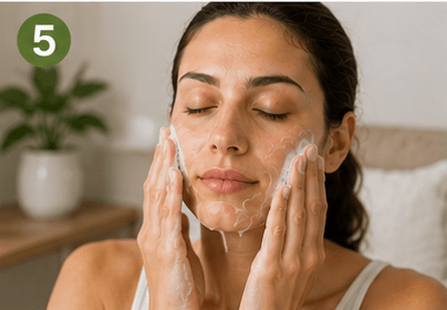 Step 5-Clean Your Face