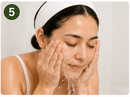 Step 5: Rinse Thoroughly 