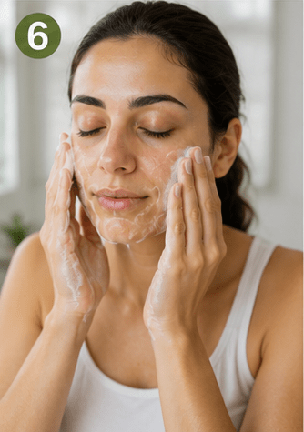 Step 6- Clean Your Face
