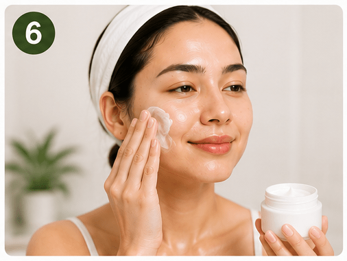 Step 6: Moisturize 