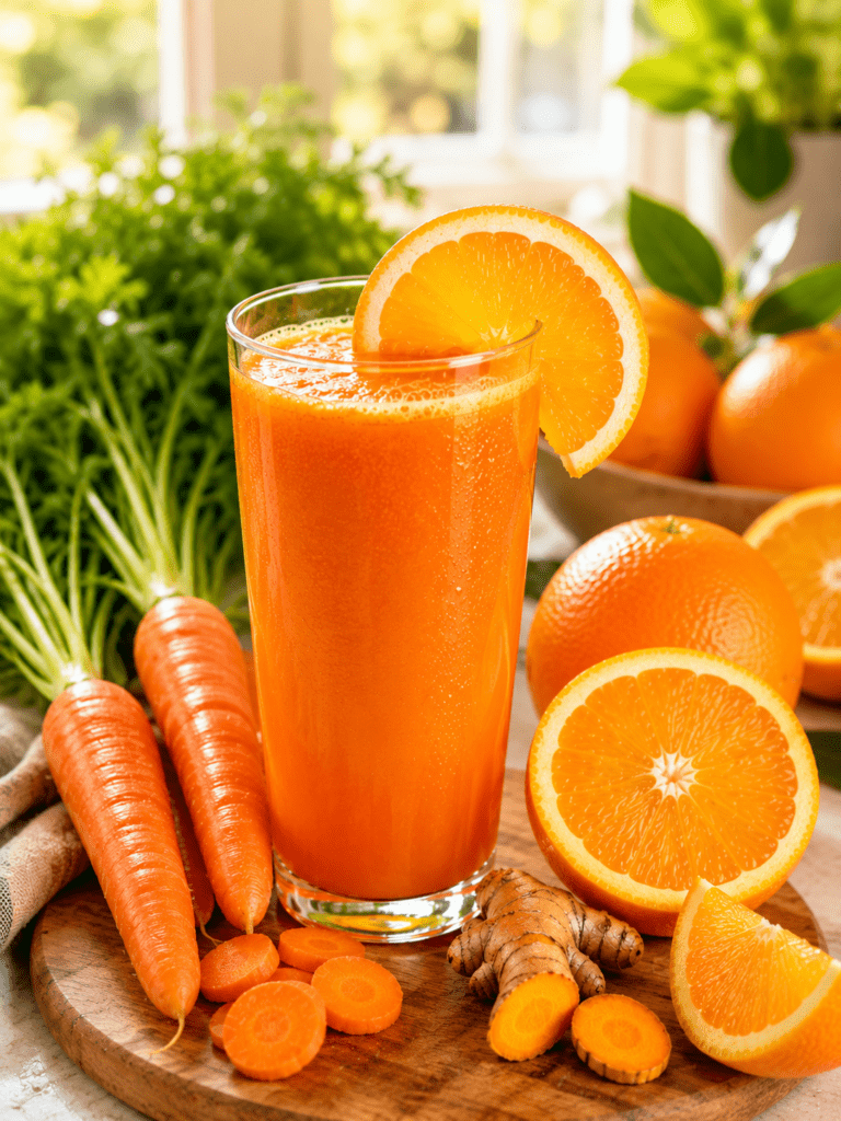 The Citrus Carrot Glow Juice for Sun-Kissed Complexion
