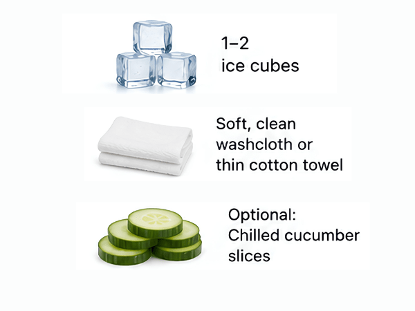 Cold Therapy for Temporary Pore Tightening 