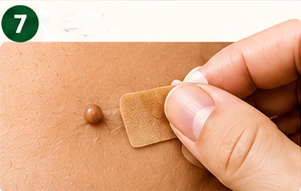 Step 7: Remove the bandage