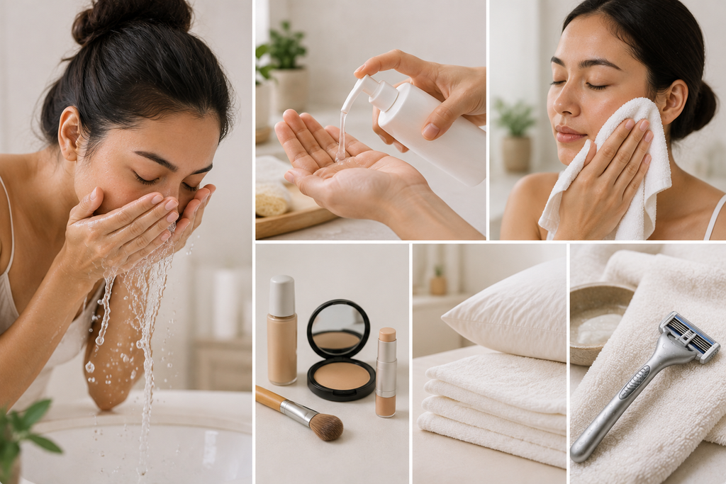 Clean gently and reduce friction
