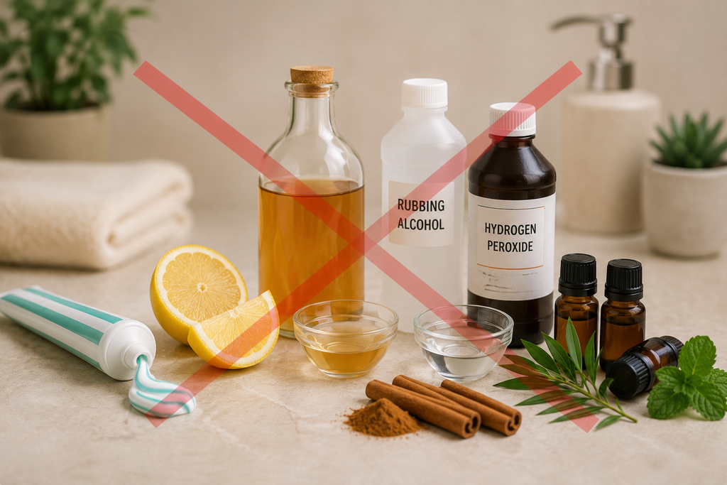 Skip harsh household ingredients