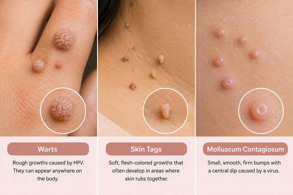 Warts, skin tags, and molluscum contagiosum Guide