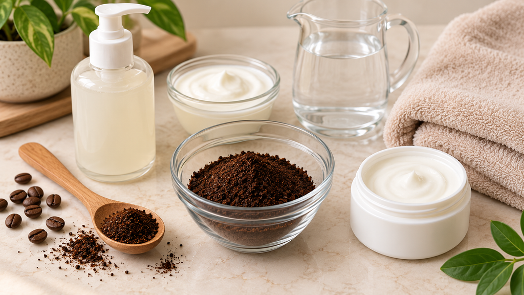 Cooled Coffee Compress for Temporary Under-Eye Puffiness