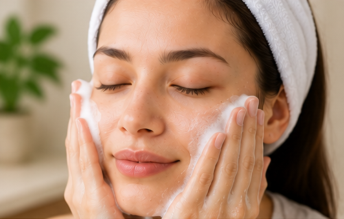 Step 4- Cleanse Your Skin