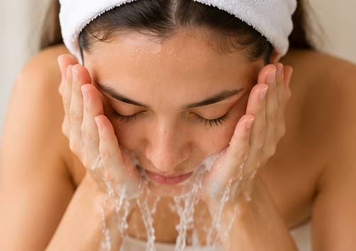 Step 7- Rinse Gently